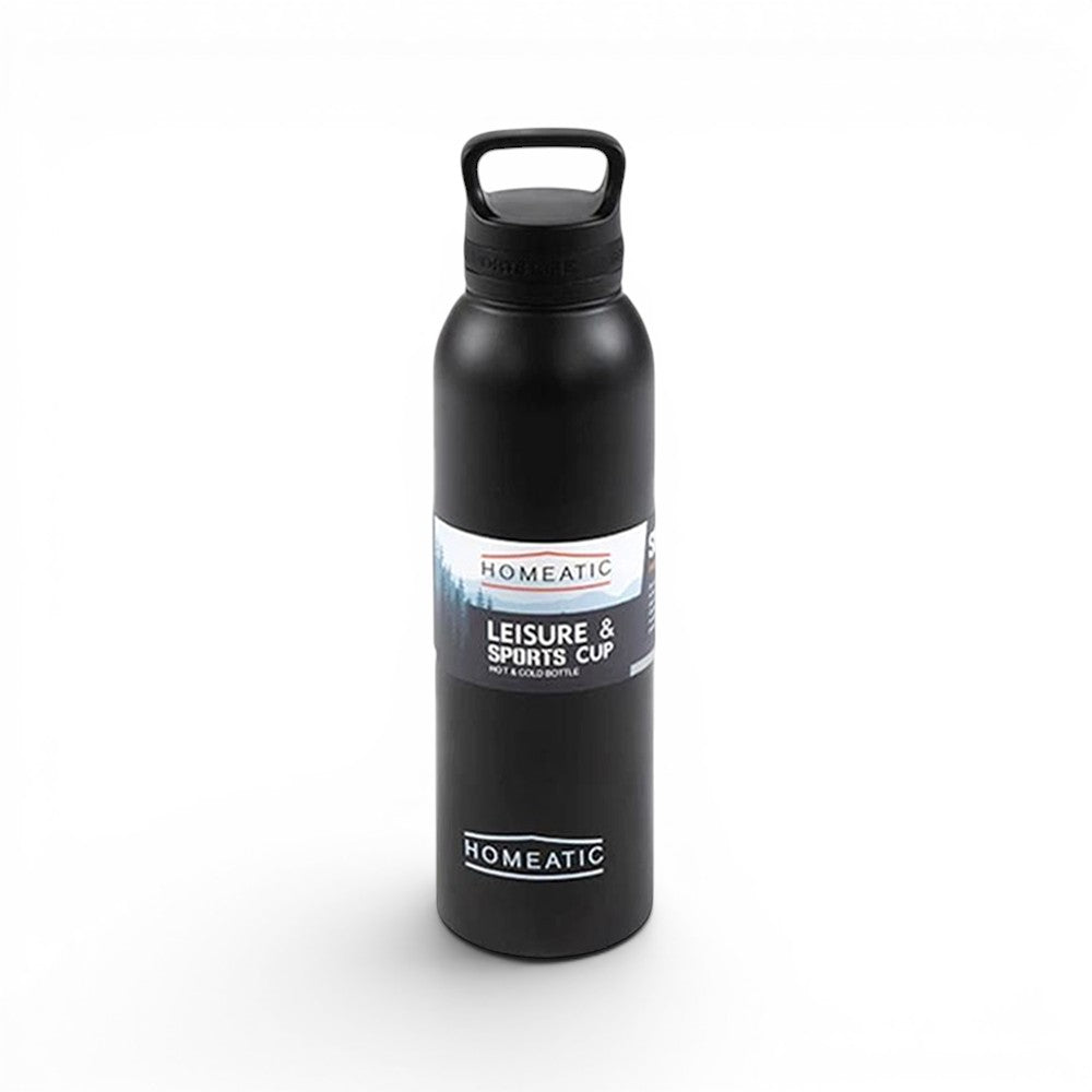 HOMEATIC VACUUM FLASK - 730ML BLACK
