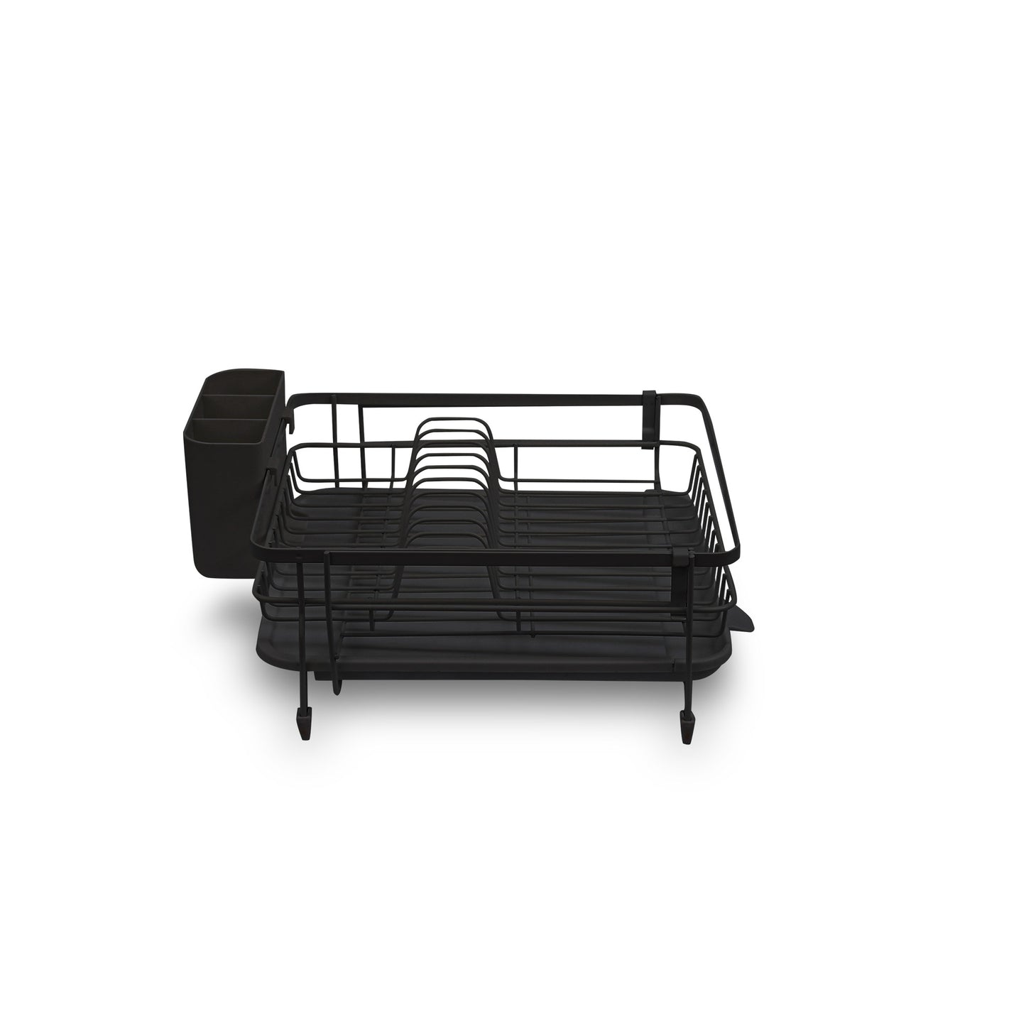HOMEATIC MODERN MATTE BLACK DISH DRAINER RACK