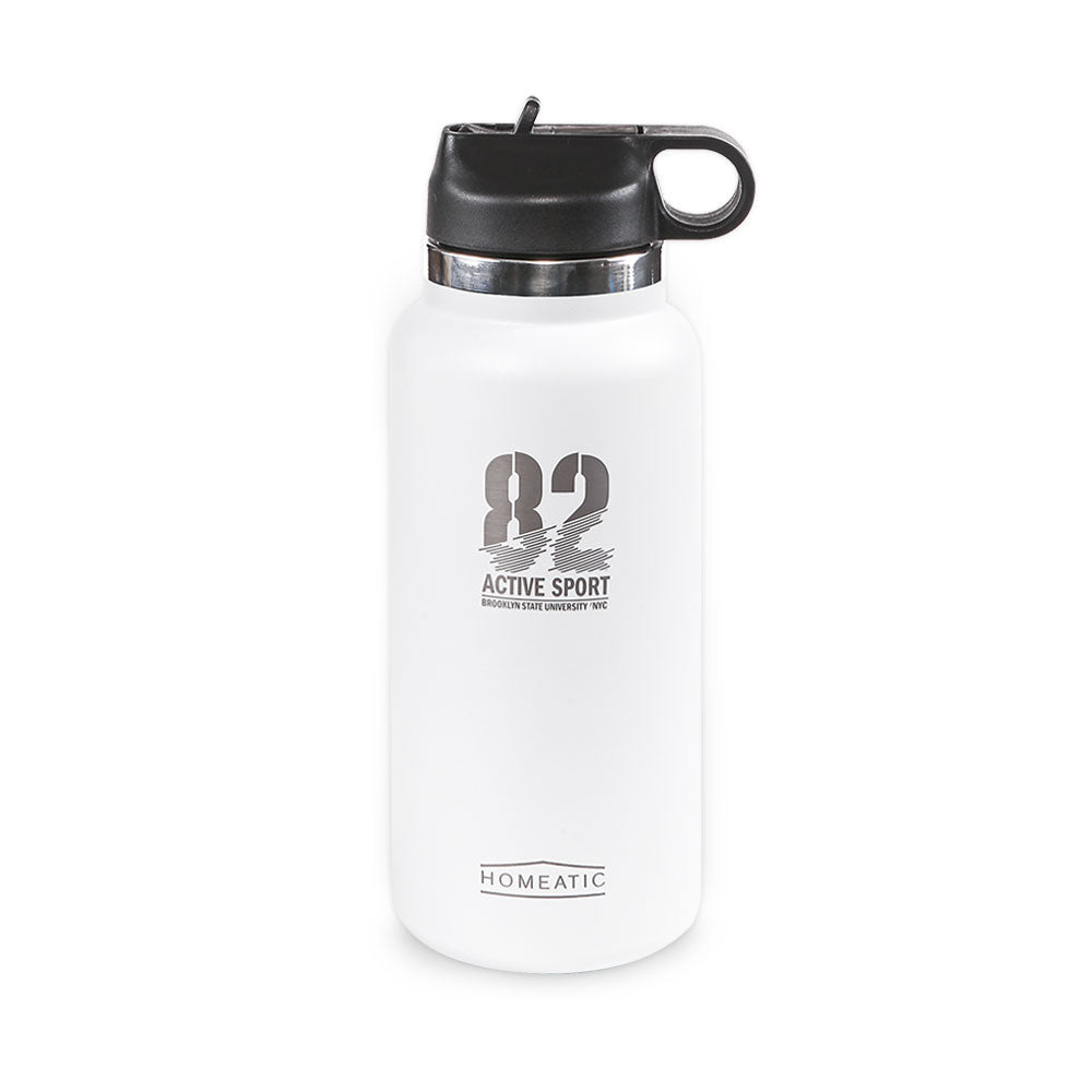 STEEL WATER BOTTLE 960 ML - WHITE