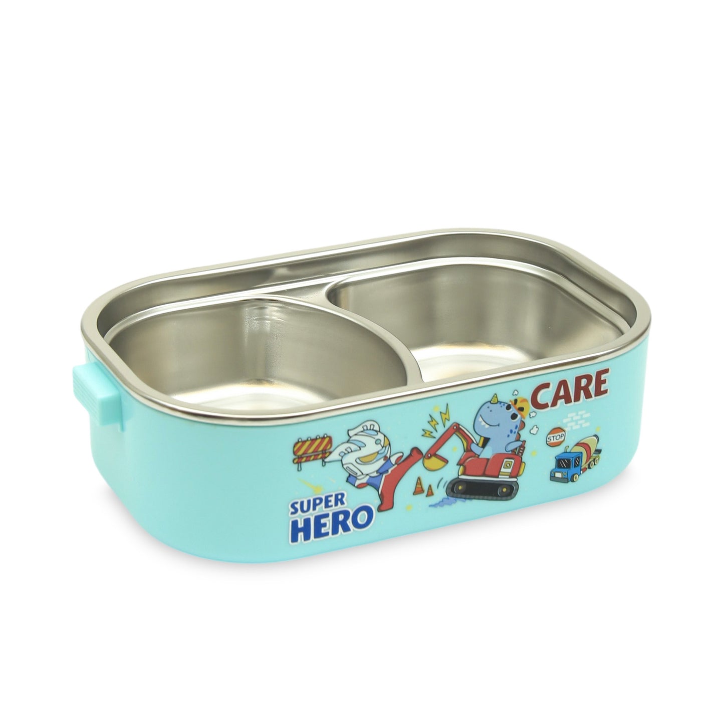 HOMEATIC SUPER HERO DUAL-COMPARTMENT LUNCH BOX