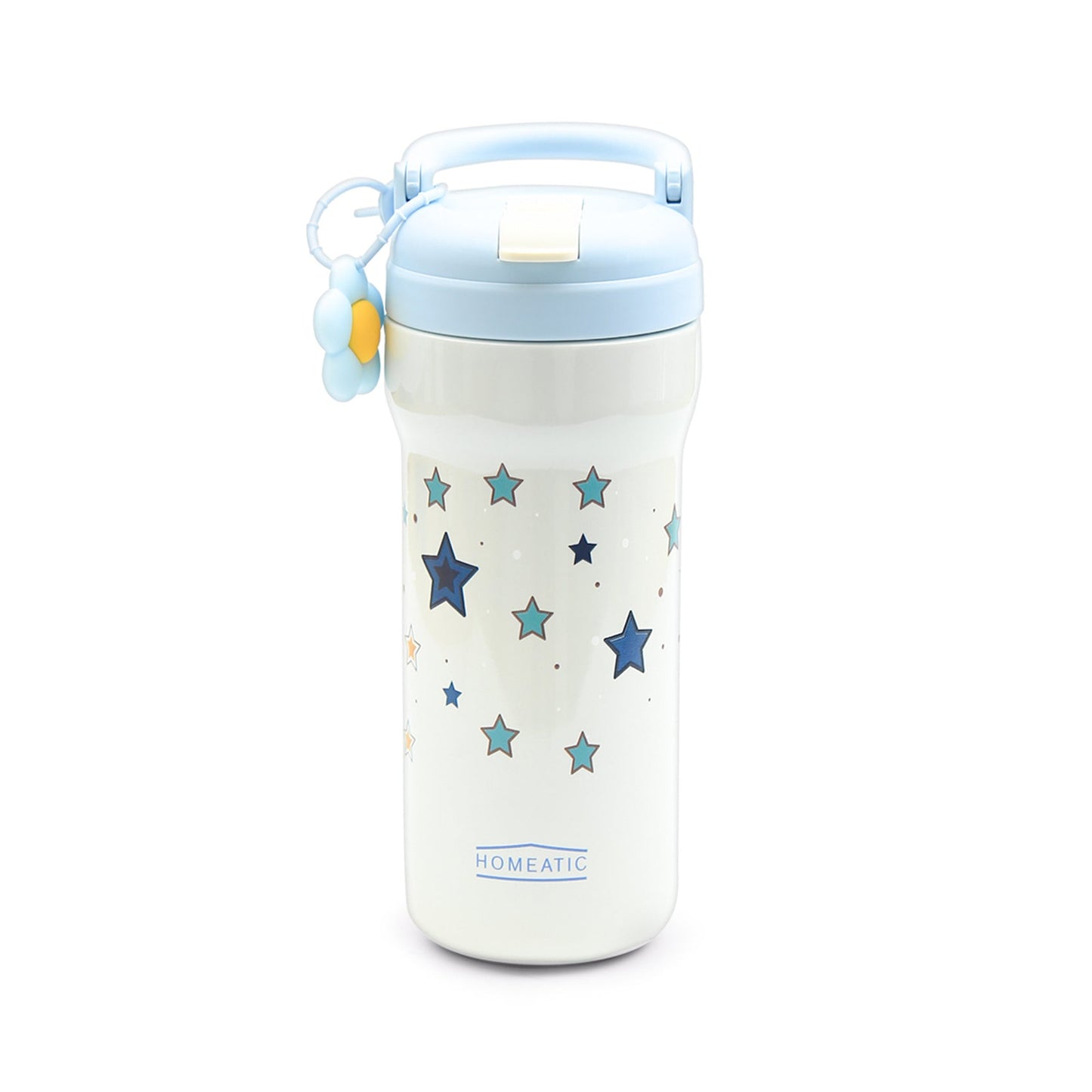 HOMEATIC VACUUM FLASK - BLUE STEEL WATER BOTTLE 730ML