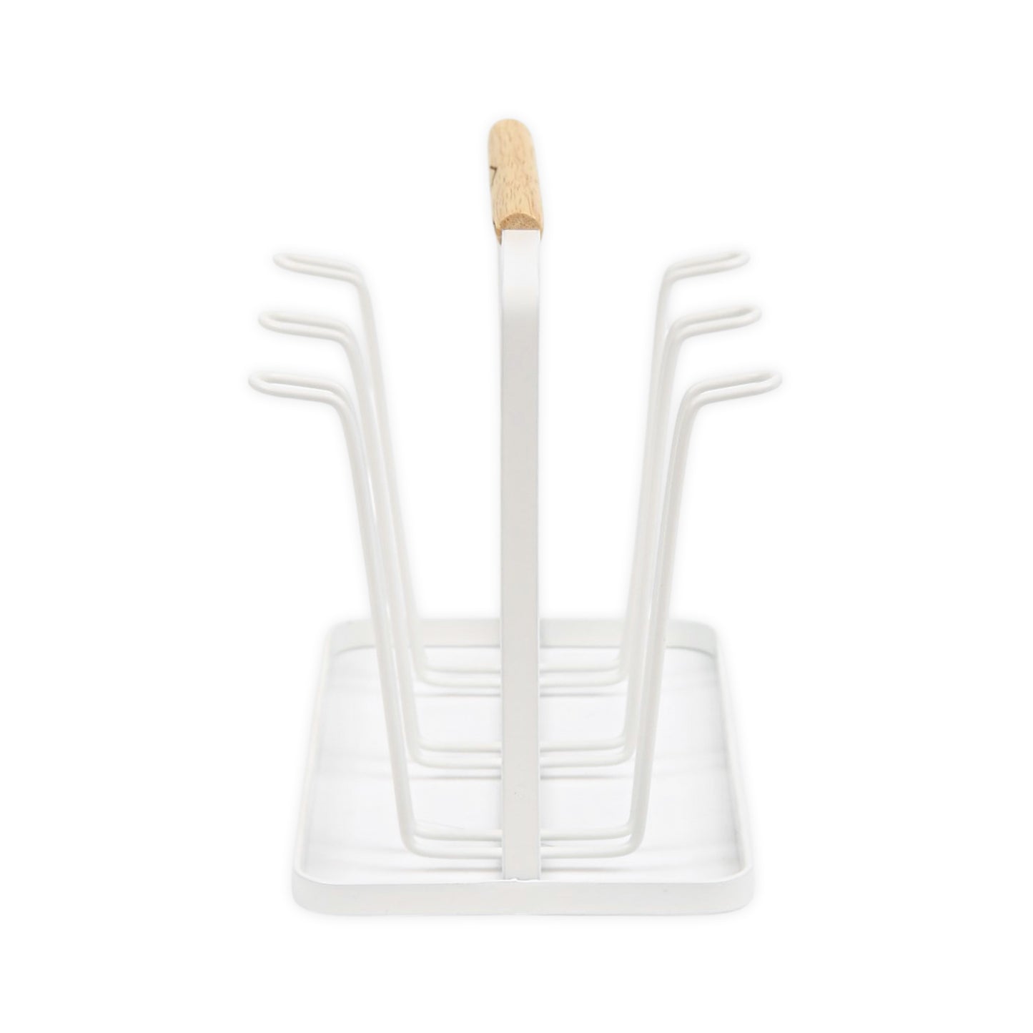 HOMEATIC MINIMALIST WHITE GLASS DRYING RACK