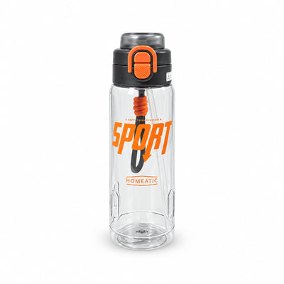HOMEATIC SPORT HYDRATION BOTTLE - RED SPORTS WATER BOTTLE 750ML
