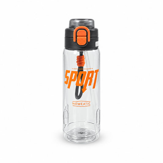 HOMEATIC SPORT HYDRATION BOTTLE - RED SPORTS WATER BOTTLE 750ML