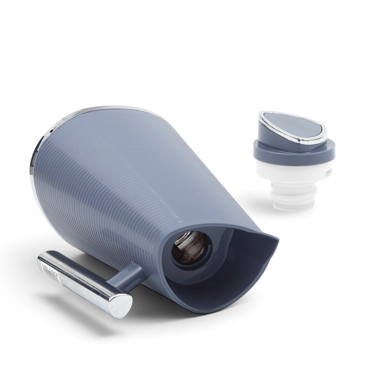 HOMEATIC GLASS VACUUM FLASK GREY