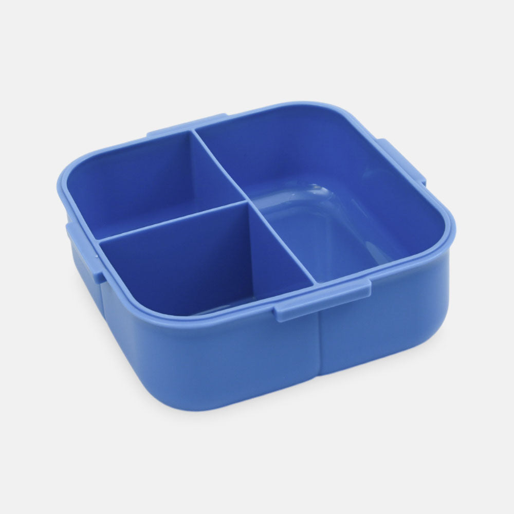 HOMEATIC DREAMY FRIENDS PLASTIC BLUE LUNCH BOX WITH CUTLERY 1LTR