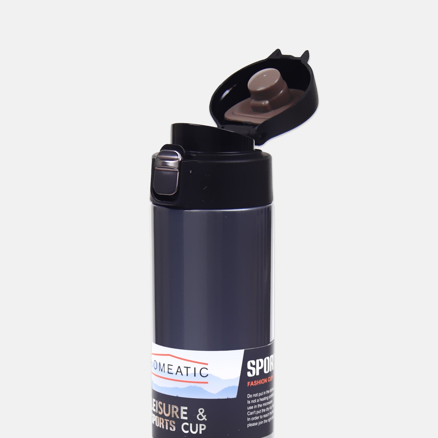 HOMEATIC VACUUM FLASK BLUE STEEL WATER BOTTLE 500 ML