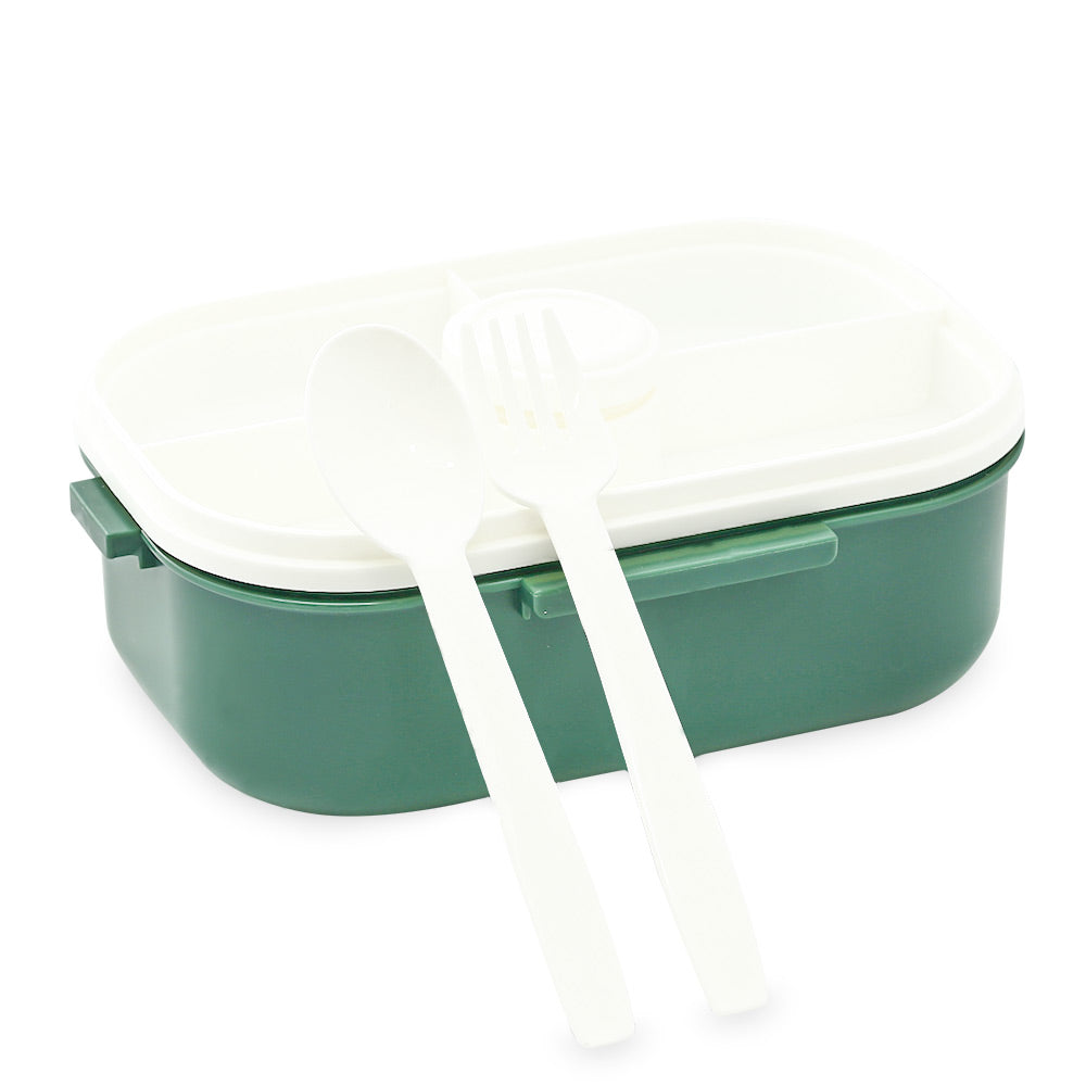 HOMEATIC PLASTIC GREEN LUNCH BOX 1100ML