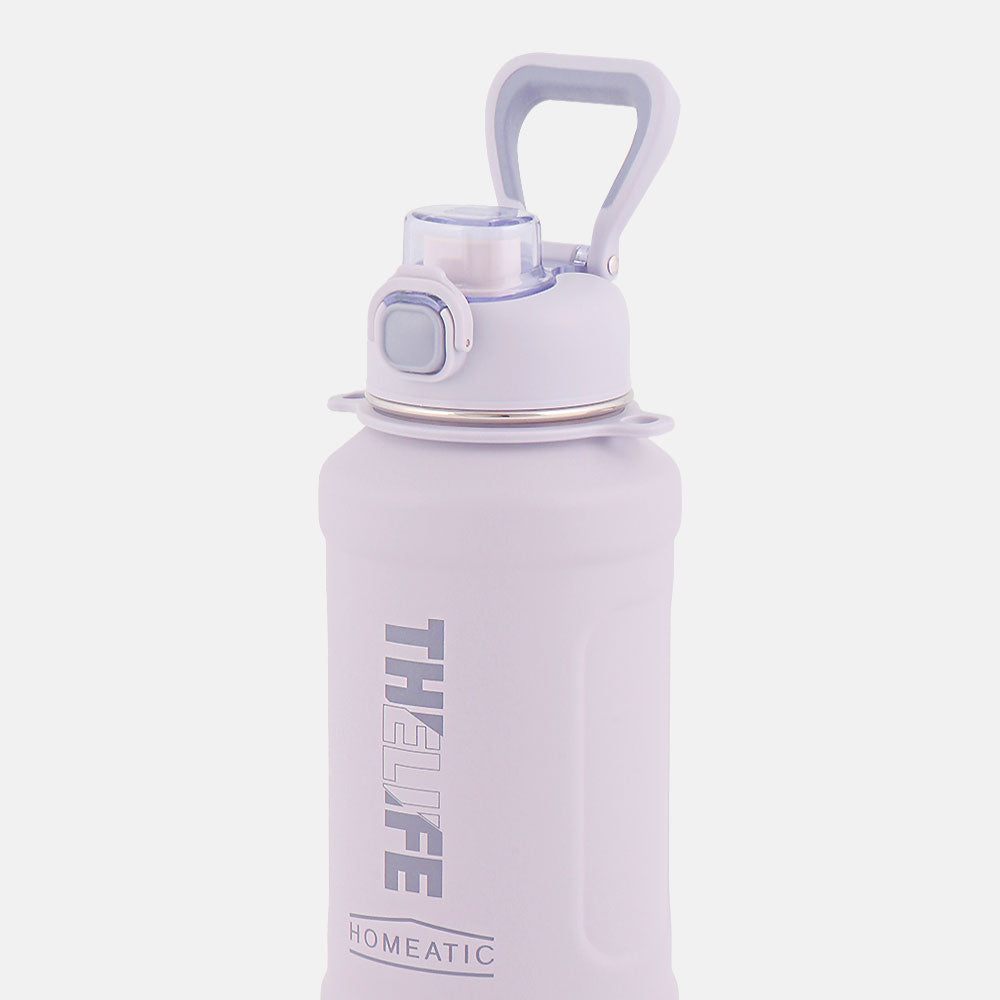 HOMEATIC THE LIFE VACUUM FLASK - PURPLE STEEL WATER BOTTLE 1000 ML