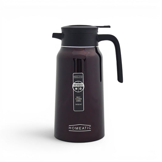 HOMEATIC STEEL MAROON THERMOS 1.9 LITRES