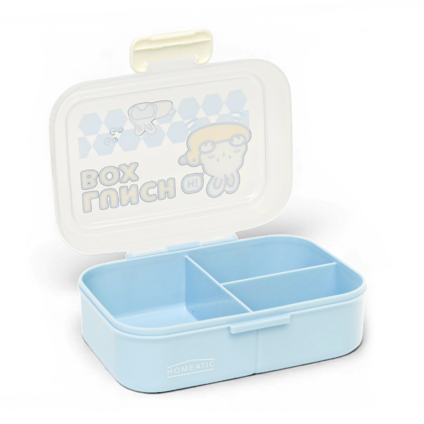 HOMEATIC KIDS BENTO LUNCH BOX - YELLOW & SKY BLUE