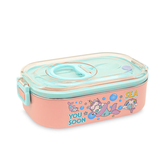 HOMEATIC SPACE EXPLORER DUAL-COMPARTMENT LUNCH BOX