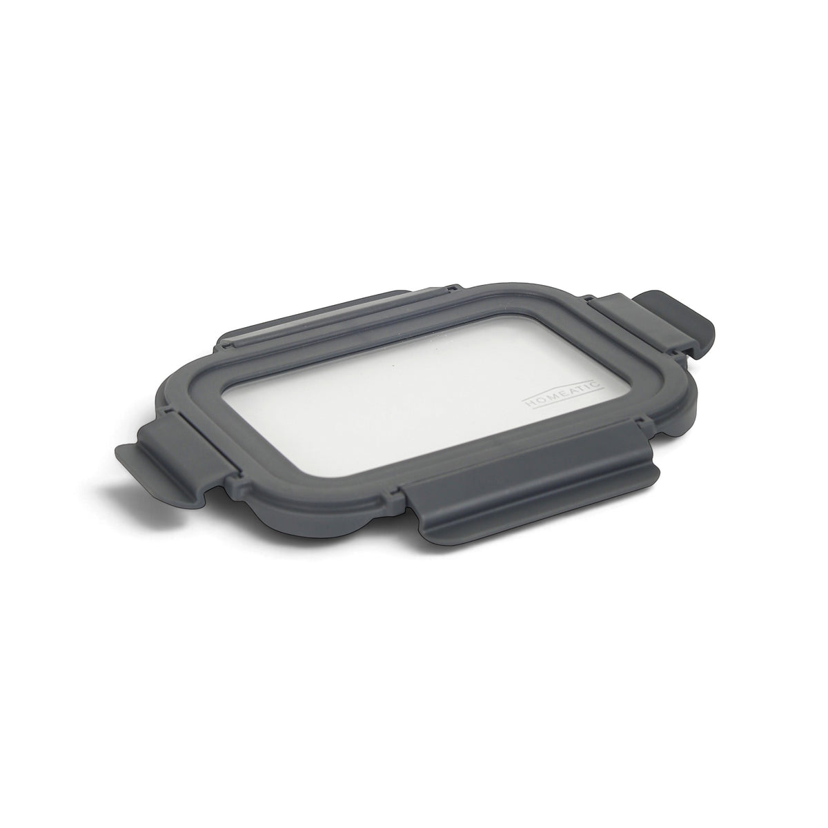 HOMEATIC BOROSILICATE GLASS HEAT RESISTANT CONTAINER (GREY)