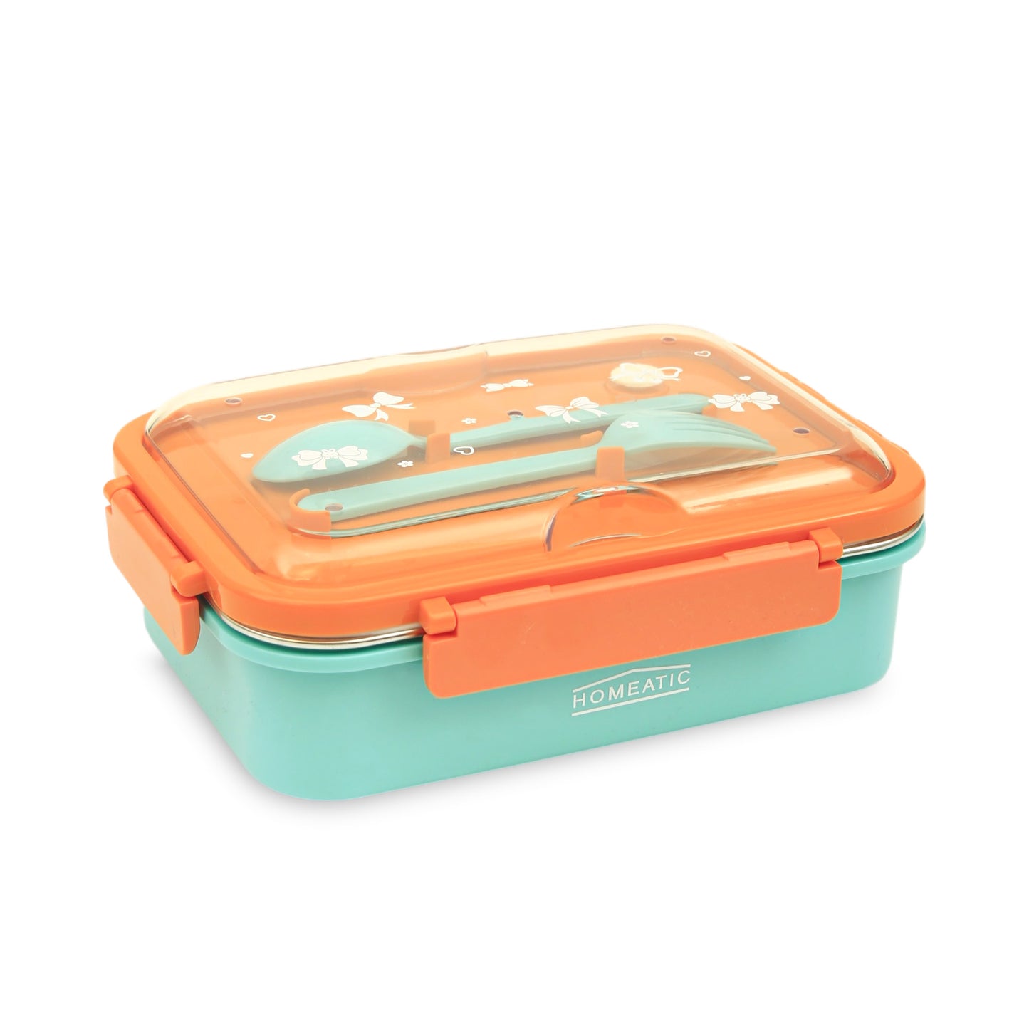 HOMEATIC VIBRANT DUAL-COMPARTMENT LUNCH BOX