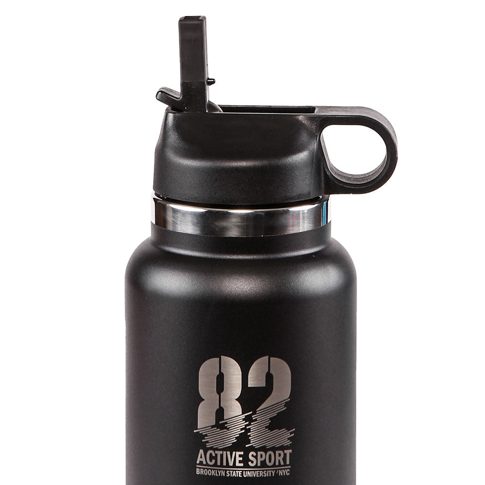 STEEL WATER BOTTLE 960 ML - BLACK