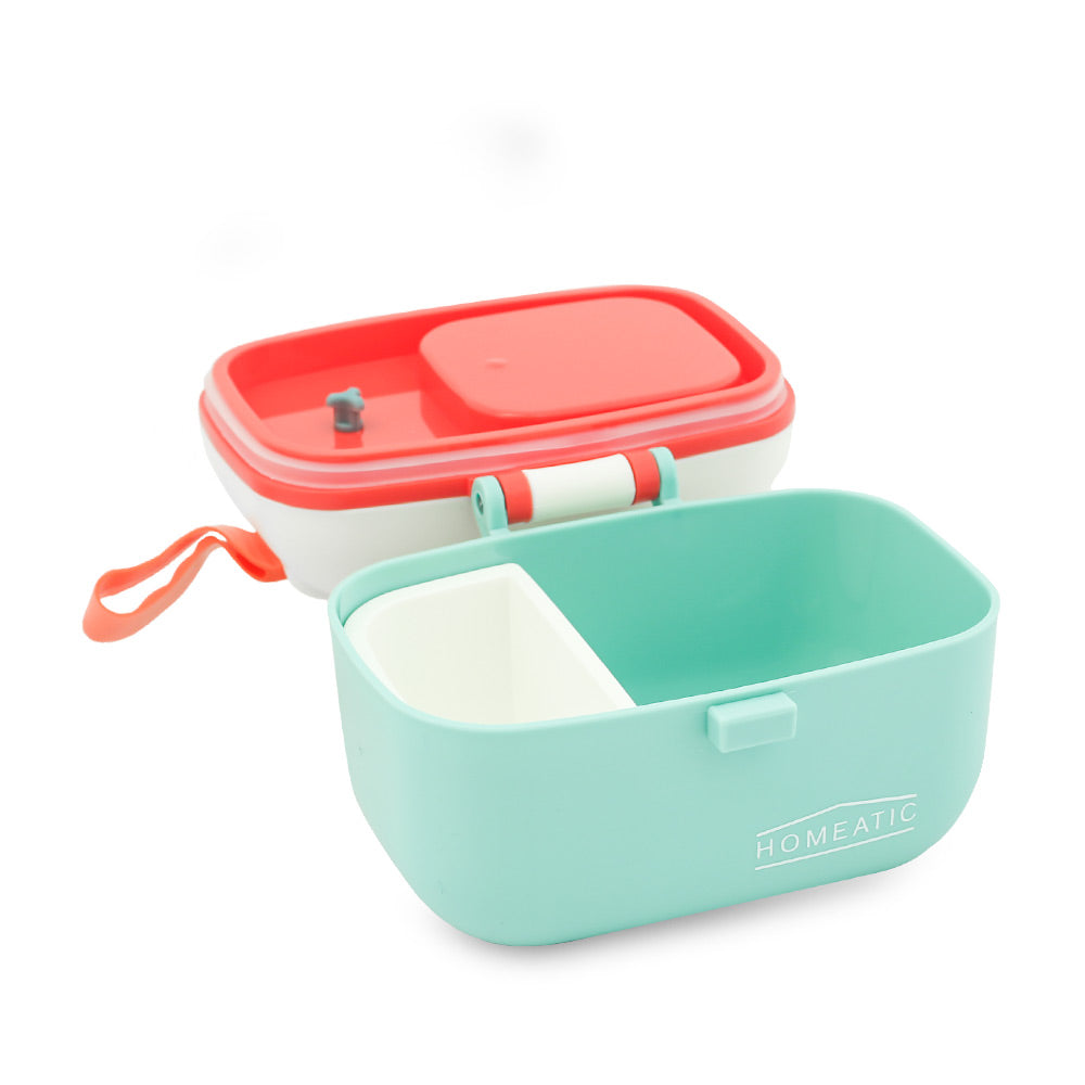 HOMEATIC KIDS BLUE SNACK CONTAINER LUNCH BOX 450ML