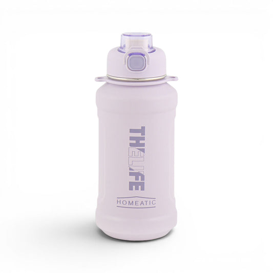 HOMEATIC THE LIFE VACUUM FLASK - PURPLE STEEL WATER BOTTLE 1000 ML