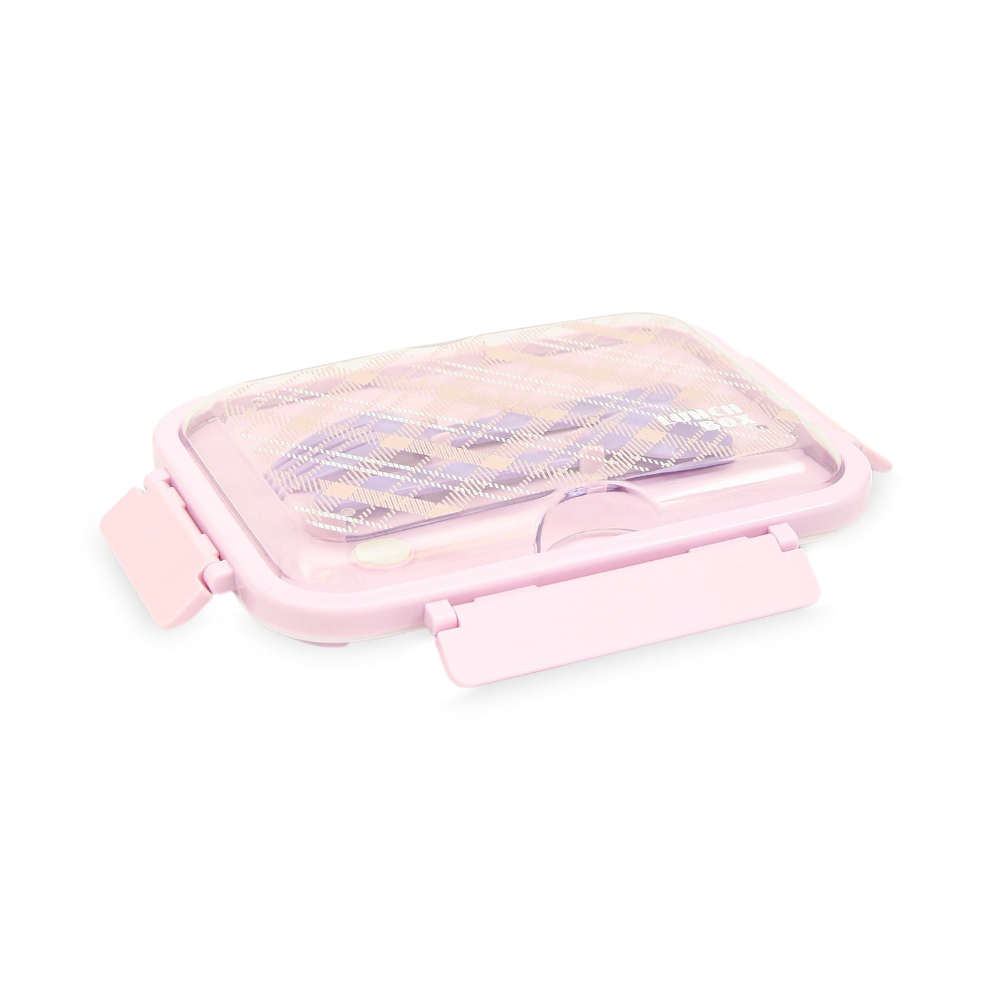 HOMEATIC PLAID DESIGN LUNCH BOX