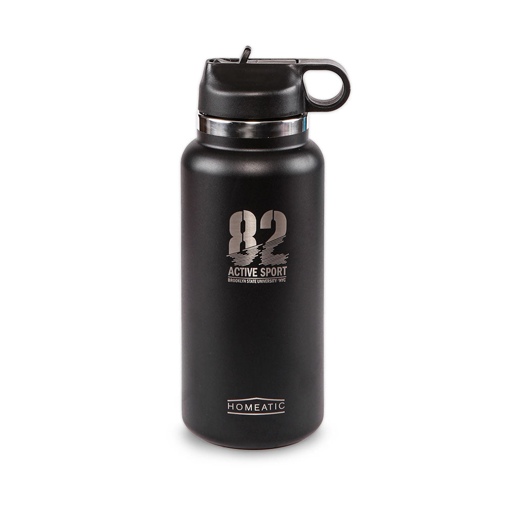 STEEL WATER BOTTLE 960 ML - BLACK