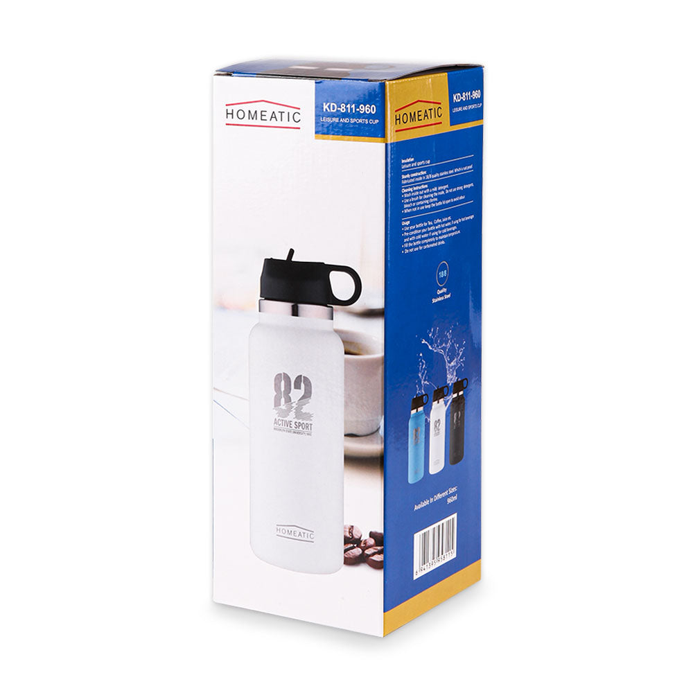 STEEL WATER BOTTLE 960 ML - BLUE