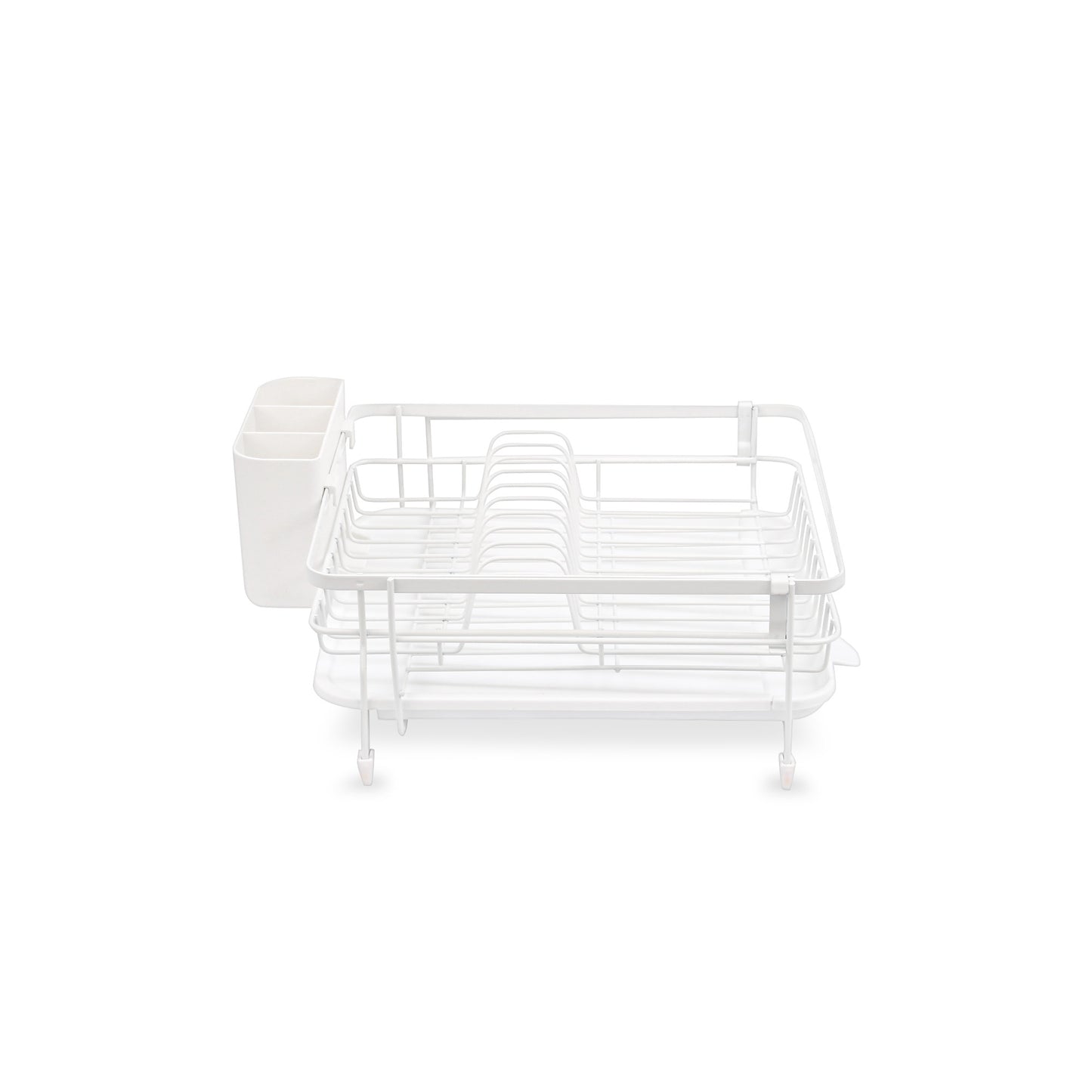 HOMEATIC MODERN MATTE WHITE DISH DRAINER RACK