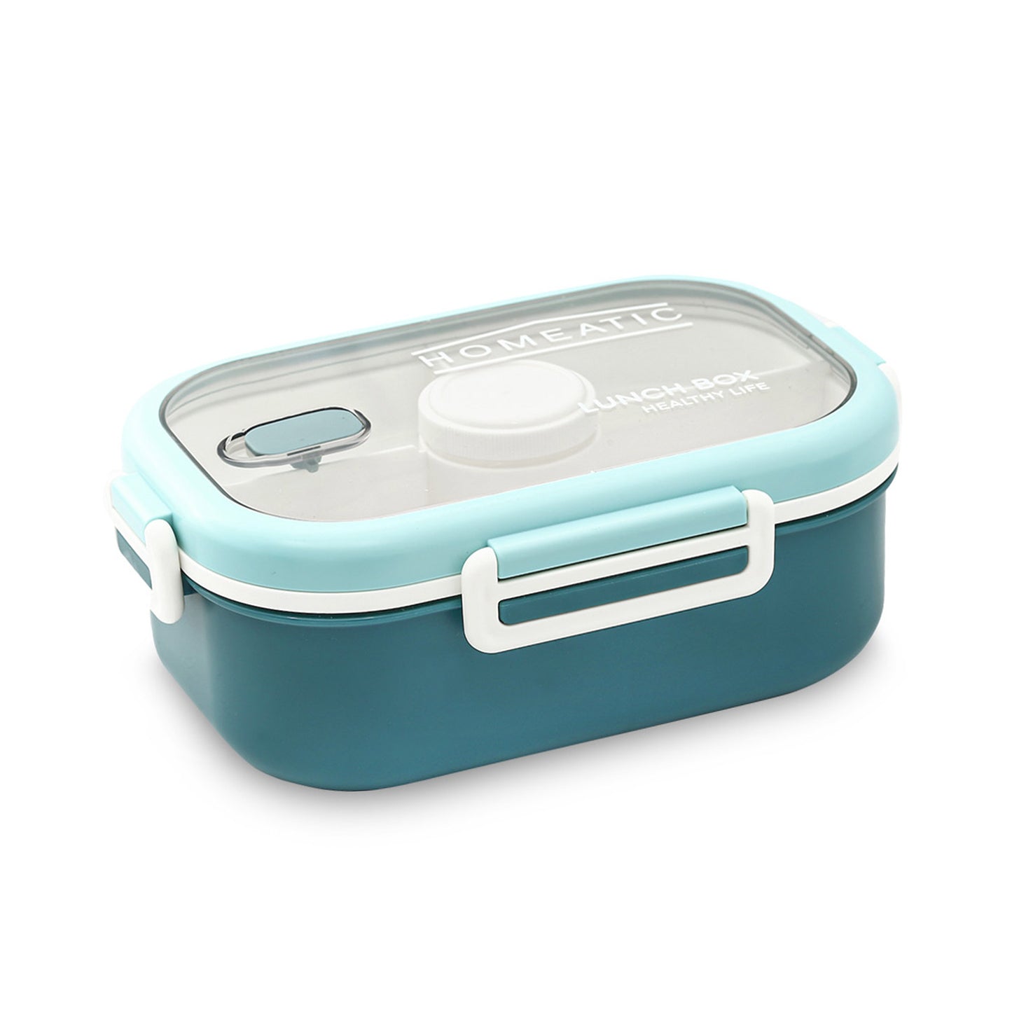 HOMEATIC PLASTIC BLUE LUNCH BOX 1100ML
