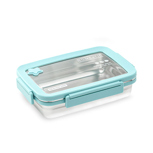 HOMEATIC STAINLESS STEEL BLUE LUNCH BOX 900ML